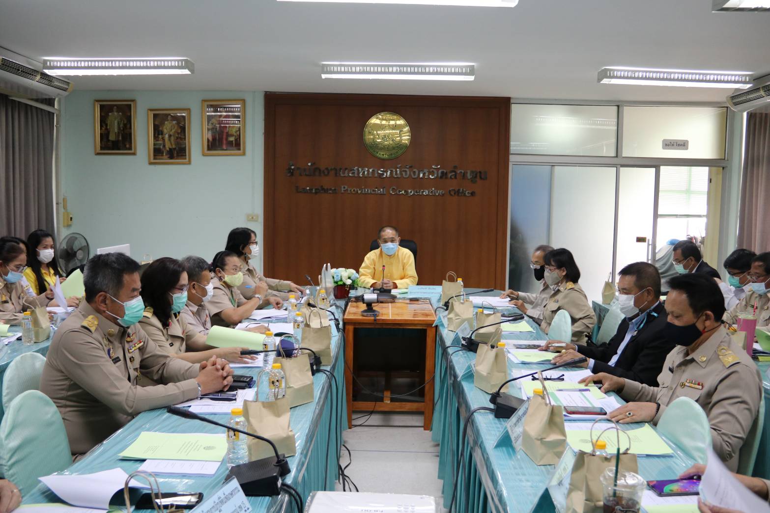 สำนักงานเศรษฐกิจการเกษตรที่ 1 ร่วมประชุมติดตามผลการดำเนินงาน โครงการตามแผนการตรวจราชการกระทรวงเกษตรและสหกรณ์ฯ รอบที่ 1/2564 จังหวัดลำพูน