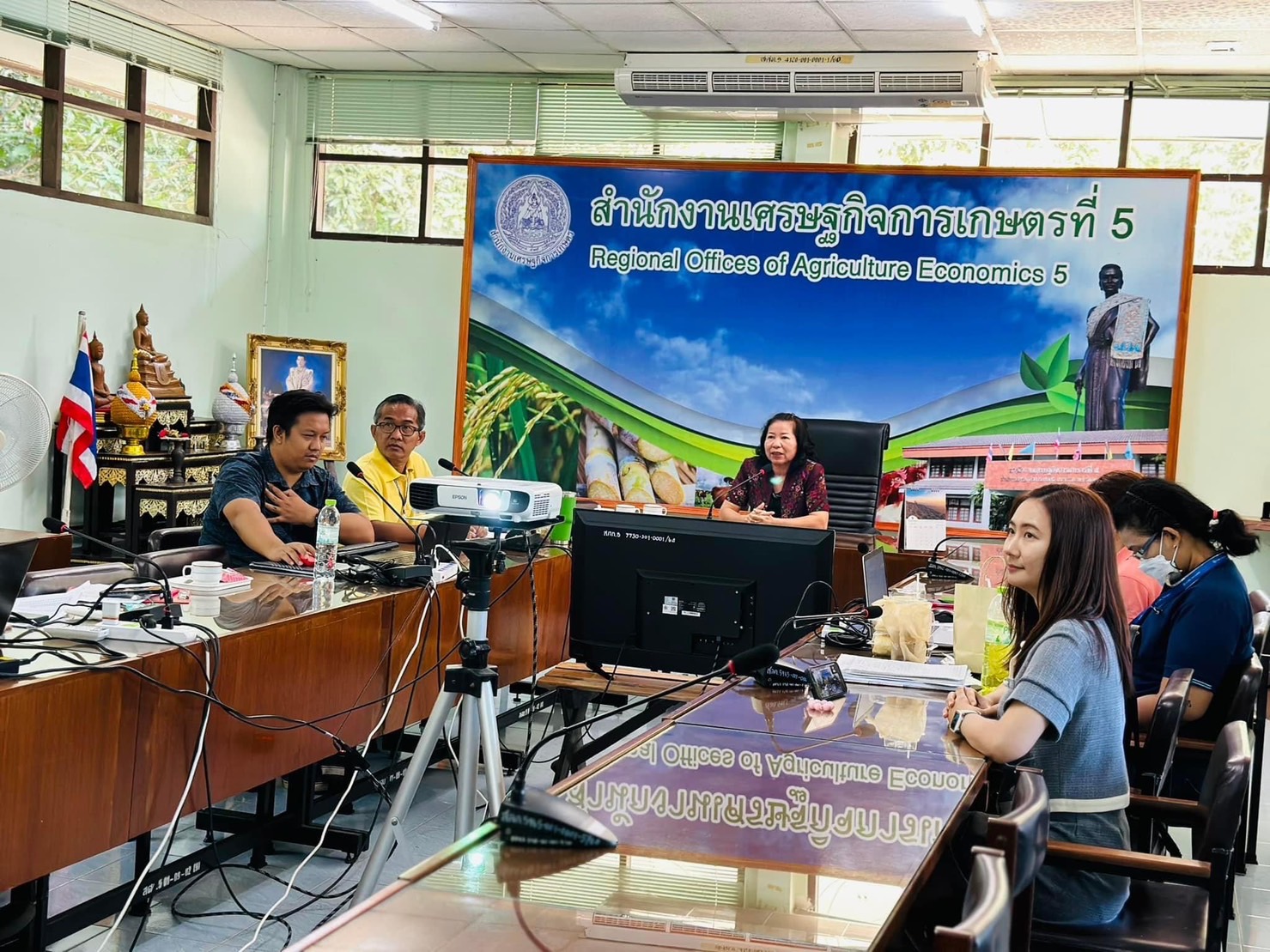 ศูนย์สารสนเทศการเกษตร ลงพื้นที่ร่วมตรวจสอบเนื้อที่ยืนต้นปาล์มน้ำมัน ในพื้นที่อ.ครบุรี เเละอ.เสิงสาง จ.นครราชสีมา