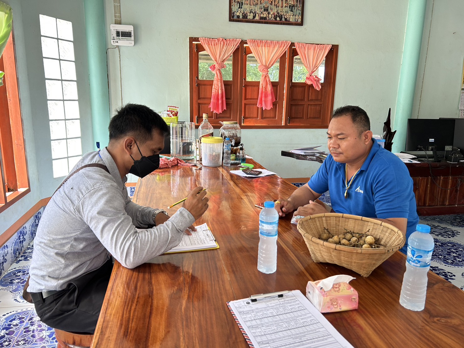 ศสส. ลงพื้นที่ สำรวจควบคุมข้อมูลคุณภาพภายใต้โครงการศูนย์เรียนรู้การเพิ่มประสิทธิภาพการผลิตสินค้าเกษตร