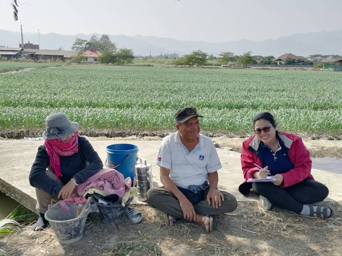 ศสส. ลงพื้นที่จัดเก็บข้อมูลการเปลี่ยนแปลงอัตราค่าจ้างแรงงานและราคาปัจจัยการผลิตพืช